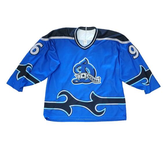 Maillot de hockey russe vintage Dynamo Moscou KHL #12 taille 42 édition joueur